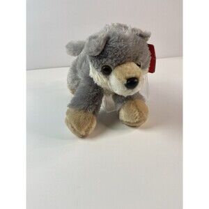 Aurora World Plush - Mini Flopsie - WOOLSEY the Wolf (8 inch) New Stuffed Animal